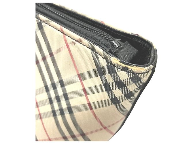 Burberry Nova Check Pattern Tote Bag Schwarz Beige - Ansicht 5