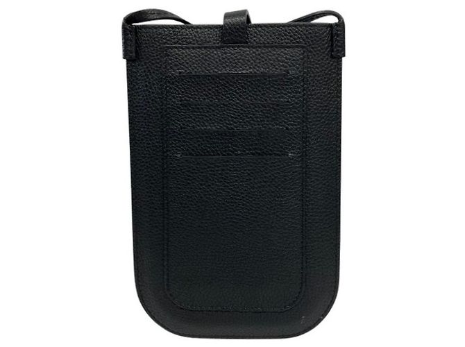 Borsa a tracolla in pelle Burberry Nero - vista 2
