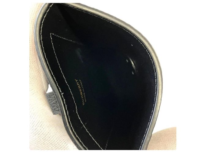 Borsa a tracolla in pelle Burberry Nero - vista 7