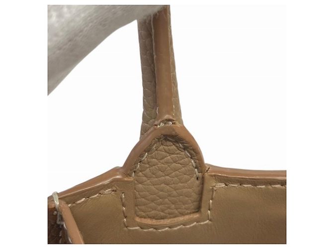 Burberry Micro Francis TB Tote Bag Beige Roh - Ansicht 7