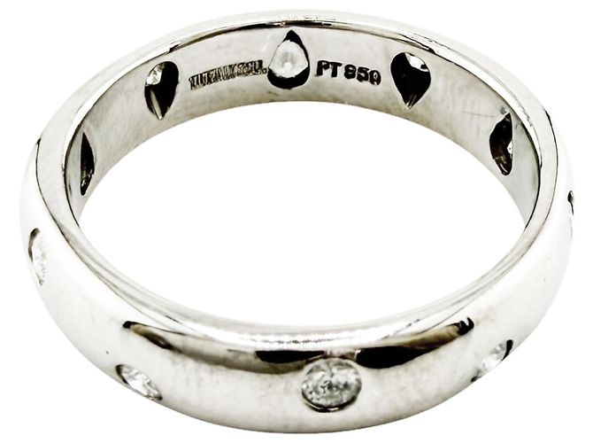 Autre Marque Tiffany & Co. Dots Ring aus Platin 950 Silber - Ansicht 5