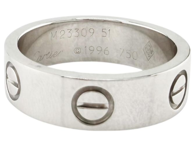 Anello Cartier Love in oro bianco 18K Argento - vista 3
