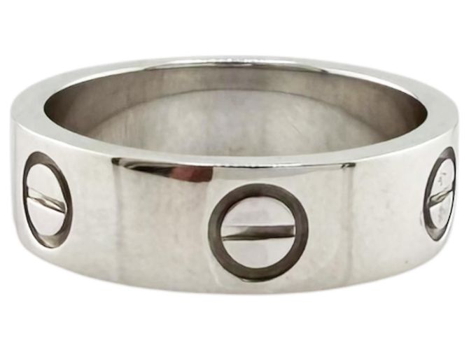 Anello Cartier Love in oro bianco 18K Argento - vista 4