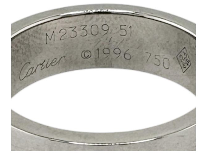 Anello Cartier Love in oro bianco 18K Argento - vista 6