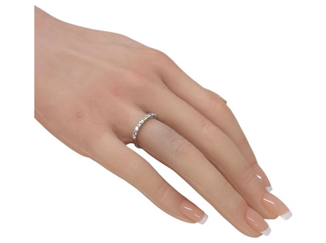 Autre Marque Tiffany & Co. Platinbandring Silber - Ansicht 2