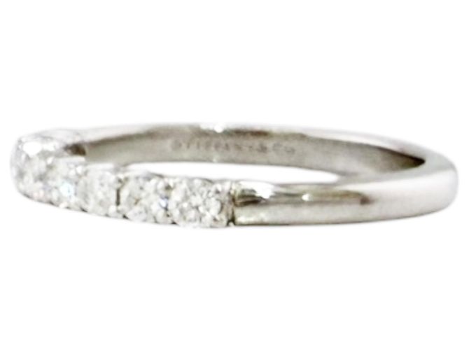 Autre Marque Tiffany & Co. Platinbandring Silber - Ansicht 4