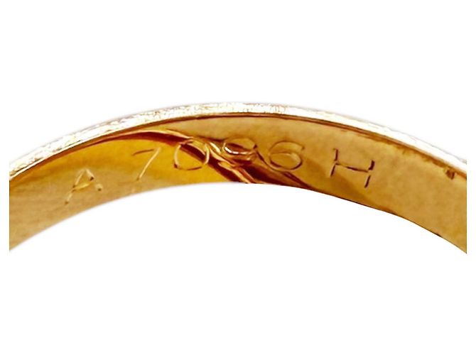 Anello Cartier Trinity 18K Oro Giallo Rosa e Bianco Argento D'oro - vista 8