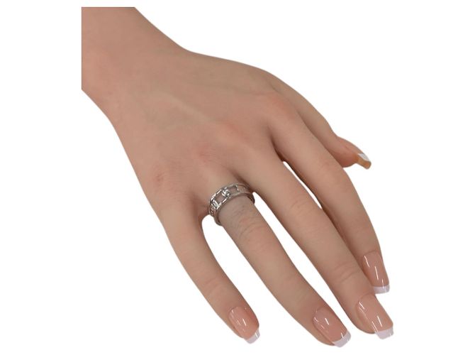 Autre Marque Anello Tiffany & Co. 1837 Element in oro bianco 18K Argento - vista 2
