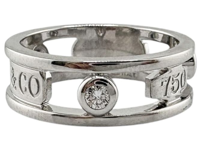 Autre Marque Anello Tiffany & Co. 1837 Element in oro bianco 18K Argento - vista 3