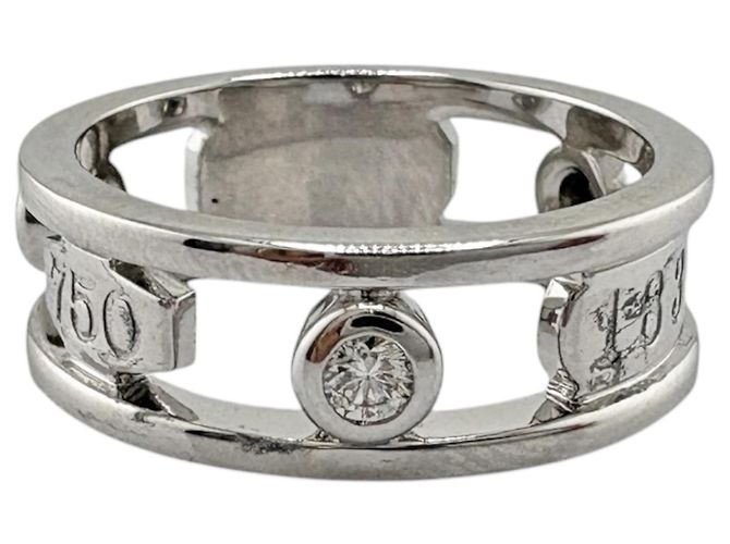 Autre Marque Anello Tiffany & Co. 1837 Element in oro bianco 18K Argento - vista 4