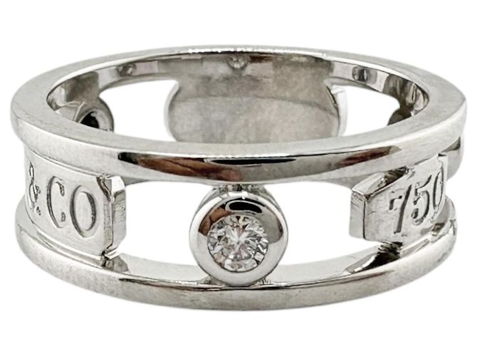 Autre Marque Anello Tiffany & Co. 1837 Element in oro bianco 18K Argento - vista 6