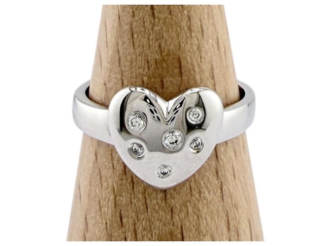 Autre Marque Anello Tiffany & Co. Dots Heart Argento - vista 3