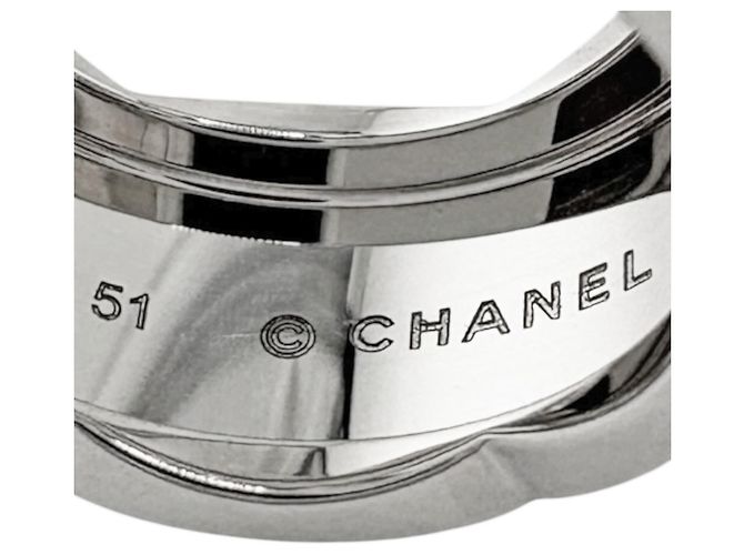 Chanel Coco Lash breiter Ring aus 18K Weißgold Silber - Ansicht 8