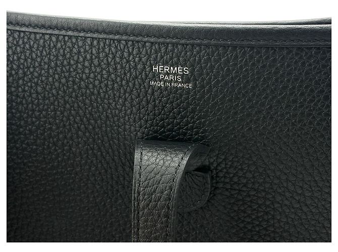 Hermès Borsa Hermes Evelyne Gen III Clemence TPM Nero - vista 6