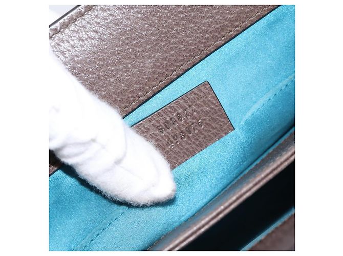 Gucci Ophidia Chain GG Coated Canvas Small Beige - vista 3
