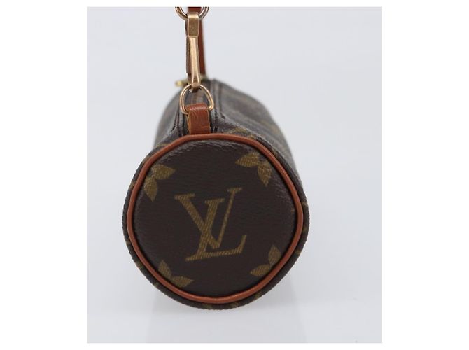 Louis Vuitton Papillon Pochette Monogram Canvas Mini Marrone - vista 3