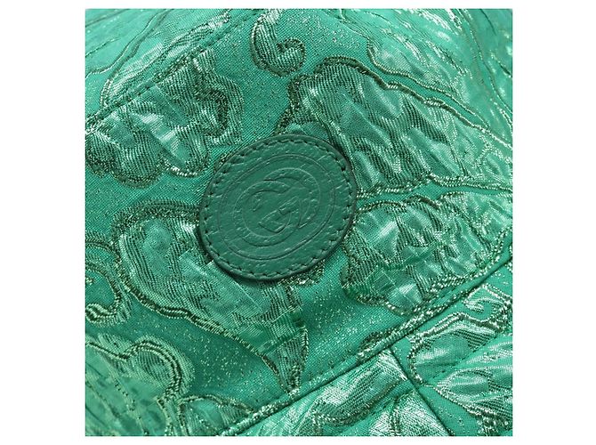 Gucci Reversible Bucket Hat Multicolor GG Canvas Green - view 6