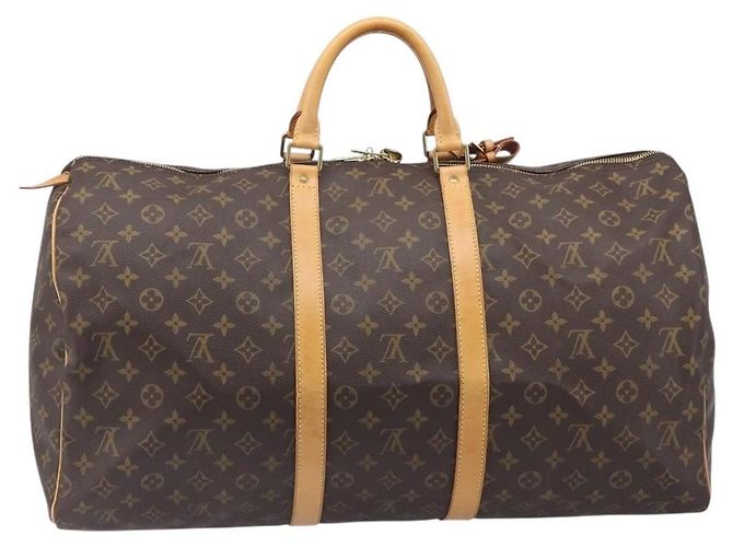 Louis Vuitton Keepall Monogram Canvas 55 Marrone - vista 2