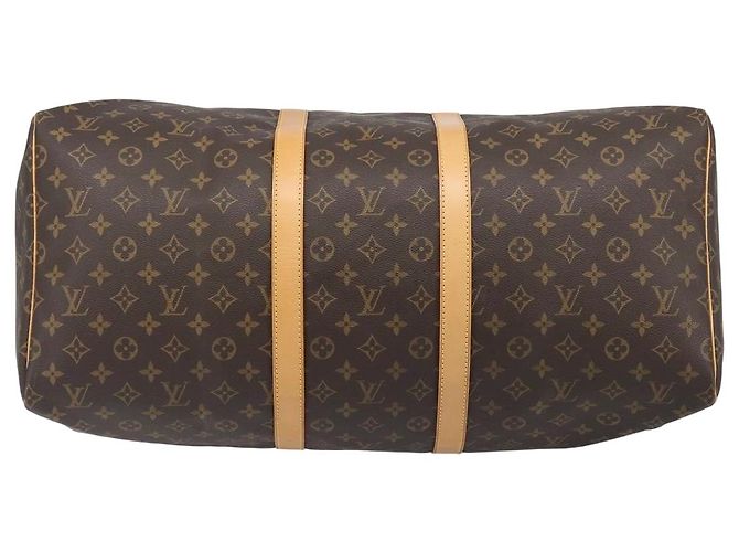 Louis Vuitton Keepall Monogram Canvas 55 Marrone - vista 4