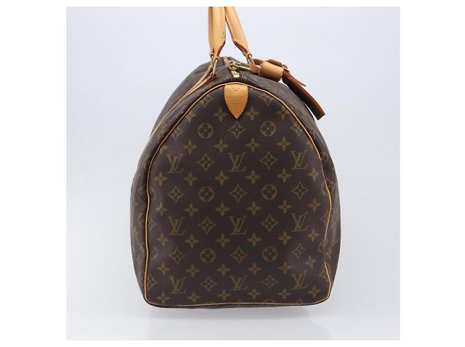 Louis Vuitton Keepall Monogram Canvas 55 Marrone - vista 5