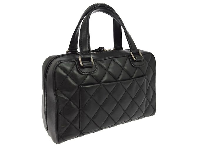 Bolso Chanel Wild Stitch de piel de becerro acolchada Negro - vista 2