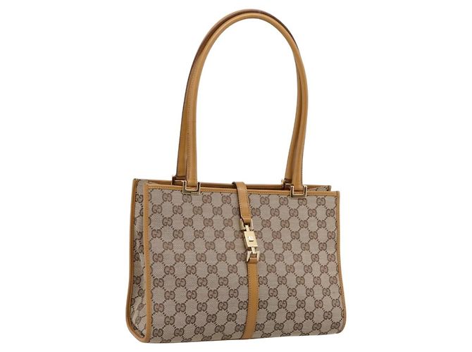 Gucci Jackie GG Canvas Small Braun - Ansicht 3