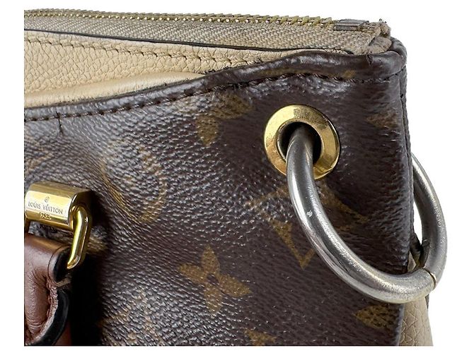 Borsa Louis Vuitton Monogram Pallas BB Marrone Beige Monogramma - vista 5