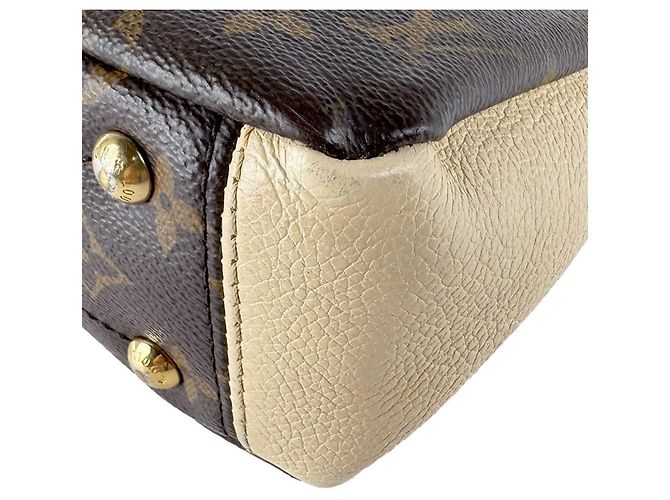 Borsa Louis Vuitton Monogram Pallas BB Marrone Beige Monogramma - vista 7