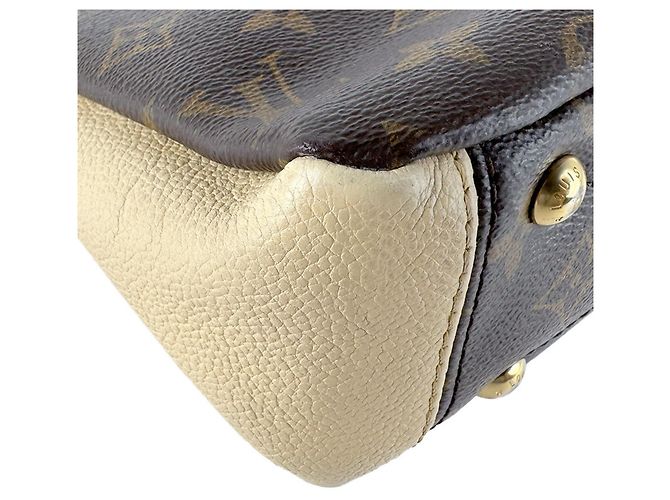 Borsa Louis Vuitton Monogram Pallas BB Marrone Beige Monogramma - vista 8