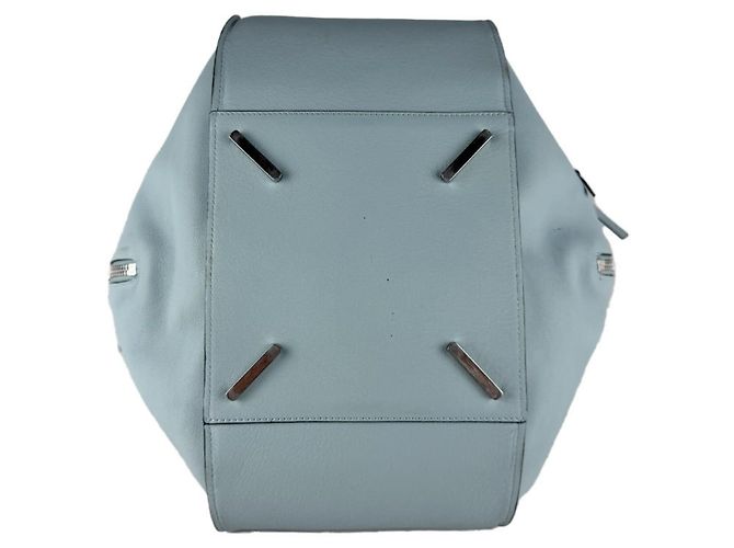 Bolsa de mão Loewe Hammock Medium em couro Azul claro - vista 4