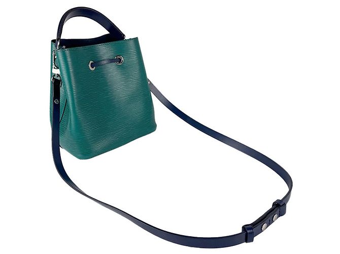 Néonoé Louis Vuitton Epi NeoNoe BB Handtasche Grün Marineblau - Ansicht 10