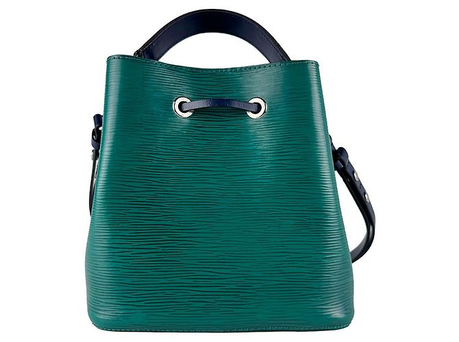 Néonoé Louis Vuitton Epi NeoNoe BB Handtasche Grün Marineblau - Ansicht 3