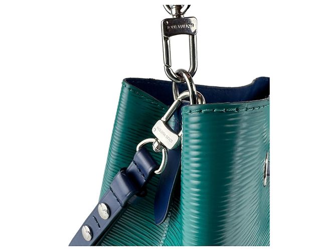 Néonoé Louis Vuitton Epi NeoNoe BB Handtasche Grün Marineblau - Ansicht 6
