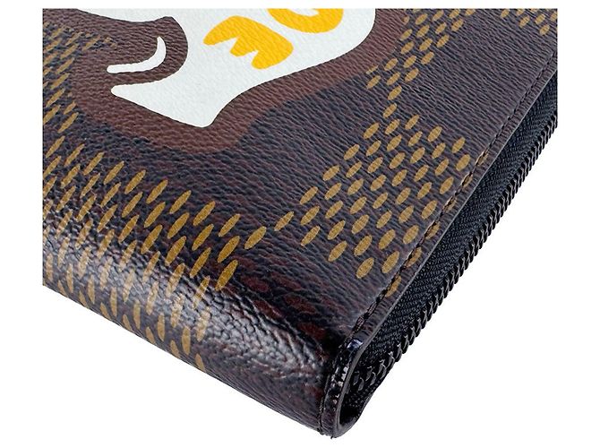 Borsa a pochette Louis Vuitton Damier Giant NIGO Pochette Jour Damier ebene - vista 7