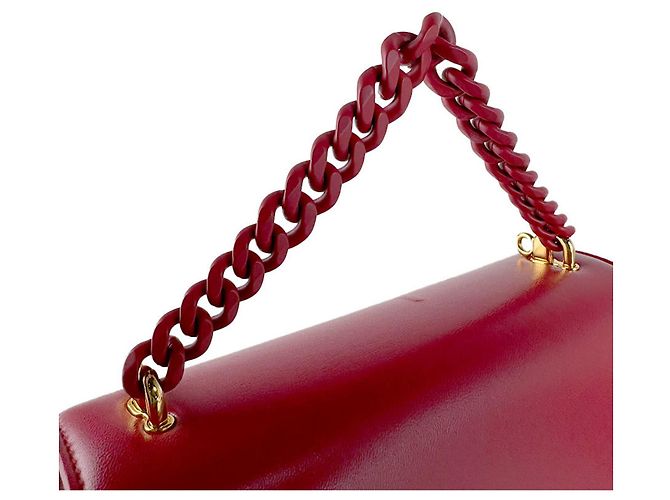 Bulgari Borsa a tracolla Bvlgari Serpenti Forever in pelle rossa Rosso - vista 10