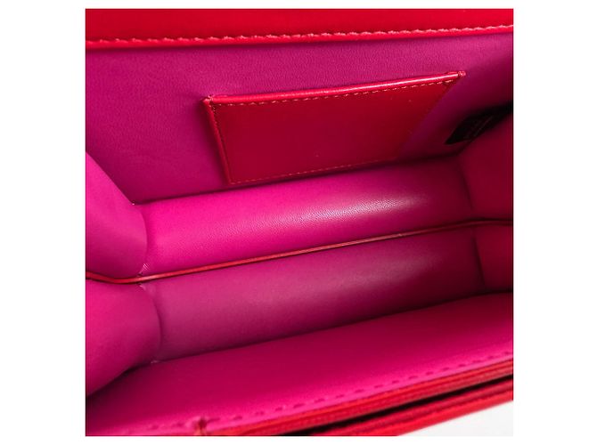 Bulgari Borsa a tracolla Bvlgari Serpenti Forever in pelle rossa Rosso - vista 13