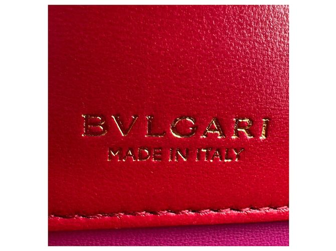Bulgari Borsa a tracolla Bvlgari Serpenti Forever in pelle rossa Rosso - vista 14