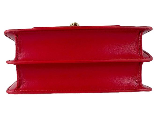 Bulgari Borsa a tracolla Bvlgari Serpenti Forever in pelle rossa Rosso - vista 4