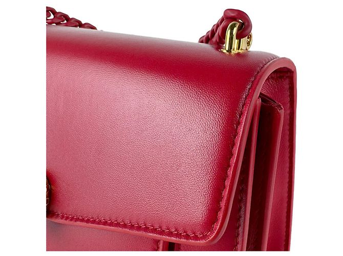 Bulgari Borsa a tracolla Bvlgari Serpenti Forever in pelle rossa Rosso - vista 5