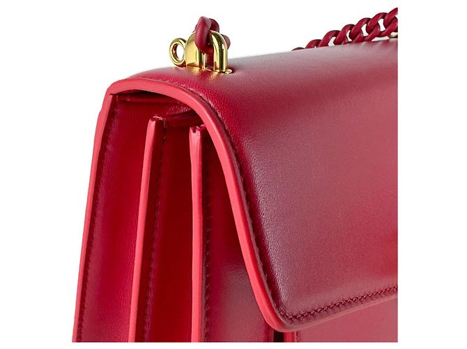Bulgari Borsa a tracolla Bvlgari Serpenti Forever in pelle rossa Rosso - vista 6