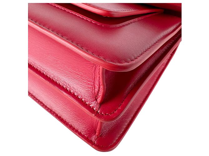 Bulgari Borsa a tracolla Bvlgari Serpenti Forever in pelle rossa Rosso - vista 7