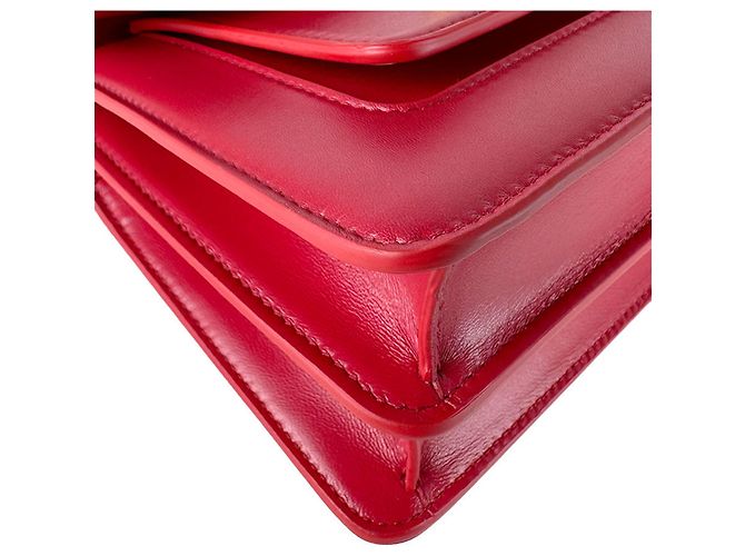 Bulgari Borsa a tracolla Bvlgari Serpenti Forever in pelle rossa Rosso - vista 8