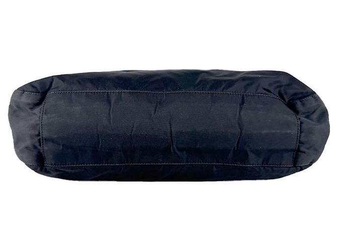 Tote Prada Shopper-Tasche aus schwarzem Nylon und Kunststoff - Ansicht 4