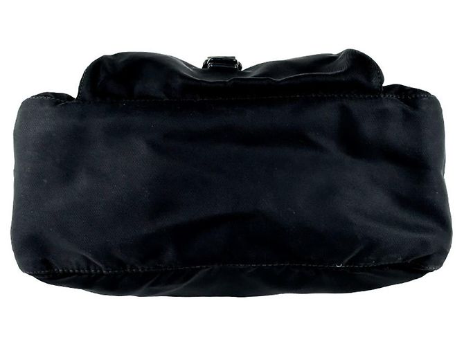 Borsa a tracolla Prada in nylon e pelle Nero - vista 4