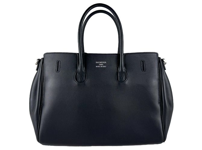 Everyday Bolsa de mão Balenciaga em couro preto - vista 3