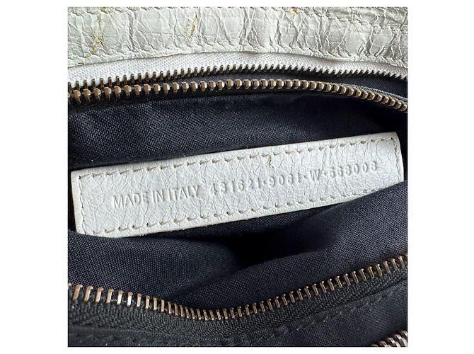 Borsa Balenciaga Classic City Graffiti Nero Rosa Bianco - vista 14