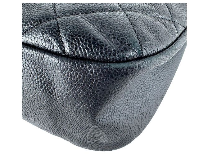 Timeless Borsa a tracolla Chanel in vitello martellato nero - vista 7