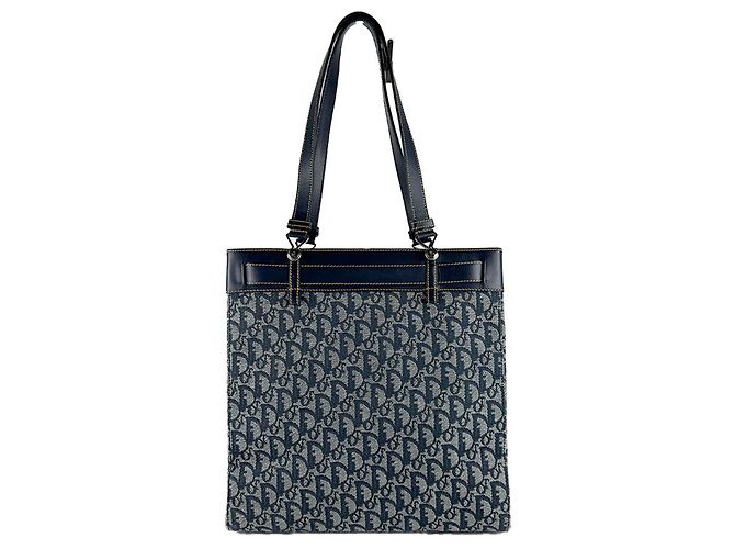 Borsa Tote/Spalla Christian Dior Navy Blu navy - vista 3