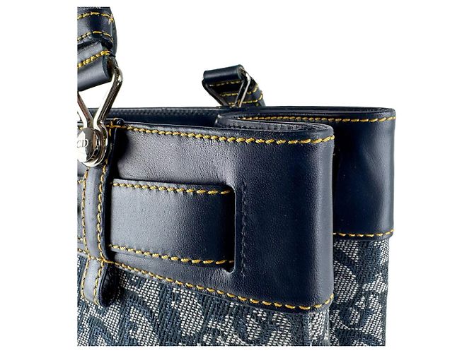 Borsa Tote/Spalla Christian Dior Navy Blu navy - vista 5