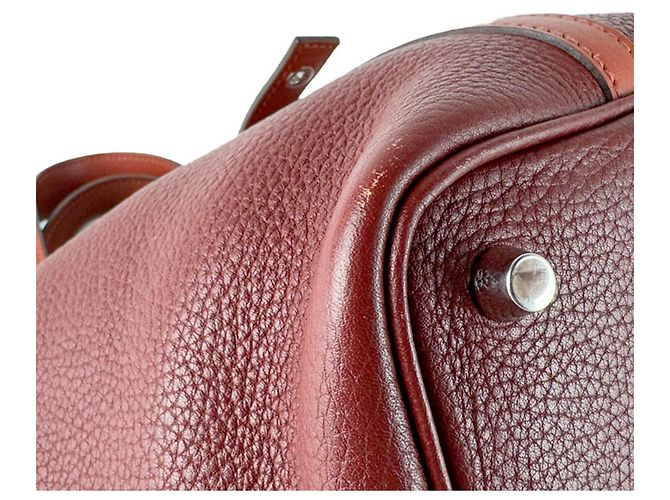Hermès Hermes Picotin Lock PM Handtasche Braun Rot - Ansicht 8
